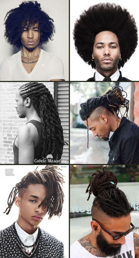 fotos de cabelo afros masculino