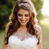 Penteados para noivas com tiara e cabelo solto